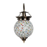 Glass Beads flower mosaic wall lamp - Craftkriti
