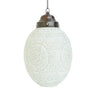 White egg mosaic glass pendant ceiling lamp - Craftkriti