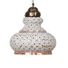 Golden glass handi ceiling pendant lamp - Craftkriti