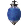 Blue mosaic glass pendant ceiling lamp - Craftkriti