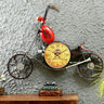Red Harley Davidson Metal Wall Clock - Craftkriti