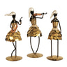 Coin Skirt Golden Metal Ladies Figurines - Craftkriti
