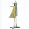 Metal Ladies Figurines Wall Art Set Of 2 - Craftkriti