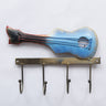 Blue Guitar Metal Wall Hook - Craftkriti