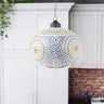 Multicolour glass huron ceiling hanging lamp - Craftkriti