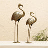 Metal Swan Set Of Two Showpiece - Craftkriti