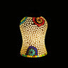 Colourful flowery ceiling pendant lamp - Craftkriti